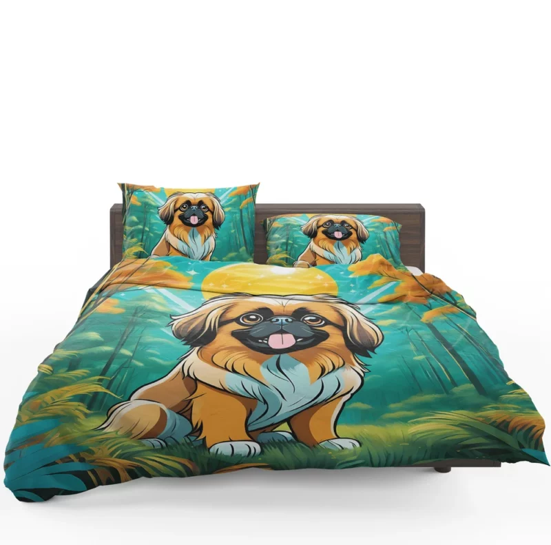 Regal Pekingese Tiny Canine Majesty Bedding Set 1