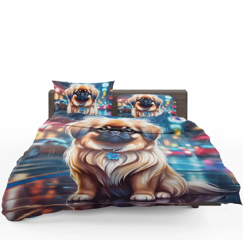 Royal Charm Pekingese Dog Breed Bedding Set 1