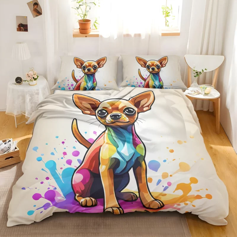 Russian Toy Terrier Elegant Companion Bedding Set 2