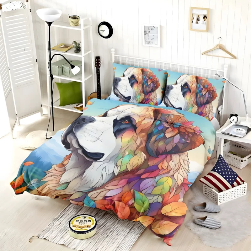 Saint Bernard Gentle Giant Dog Bedding Set