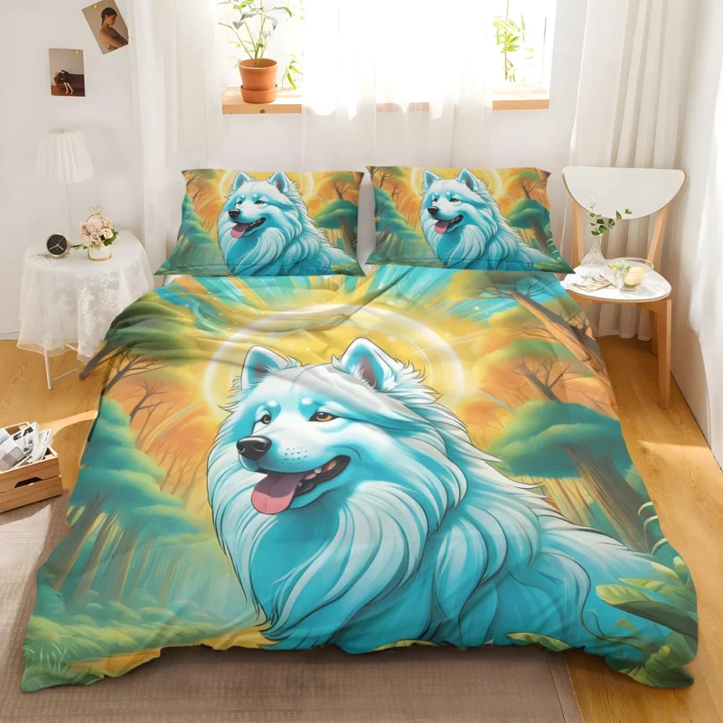 Samoyed Joy The Playful Dog Bedding Set 2