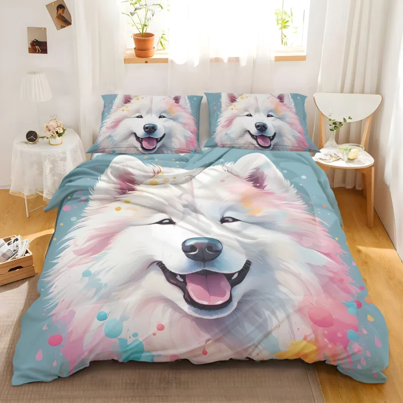 Samoyed Majesty Loyal Dog Bedding Set 2