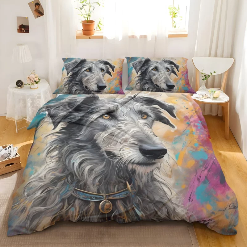 Scottish Deerhound Beauty Loyal Dog Bedding Set 2