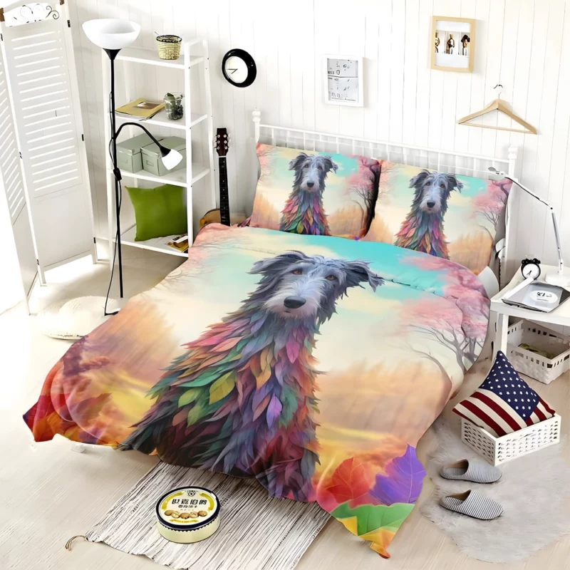 Scottish Deerhound Majestic Hound Dog Bedding Set