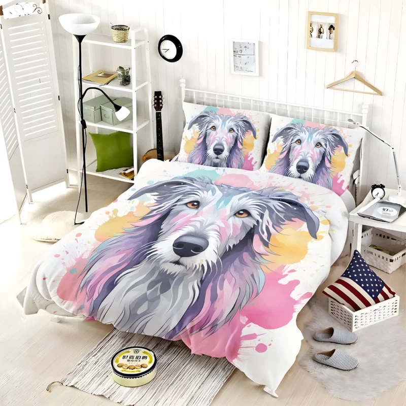 Scottish Deerhound Pal Loyal Companion Bedding Set