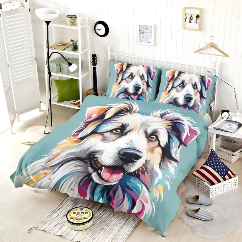 Shepherd Charm Pyrenean Dog Companion Bedding Set