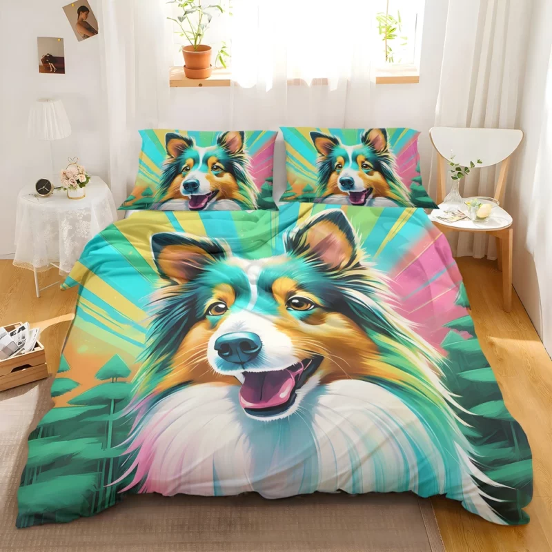 Shetland Sheepdog Majesty Elegant Dog Bedding Set 2