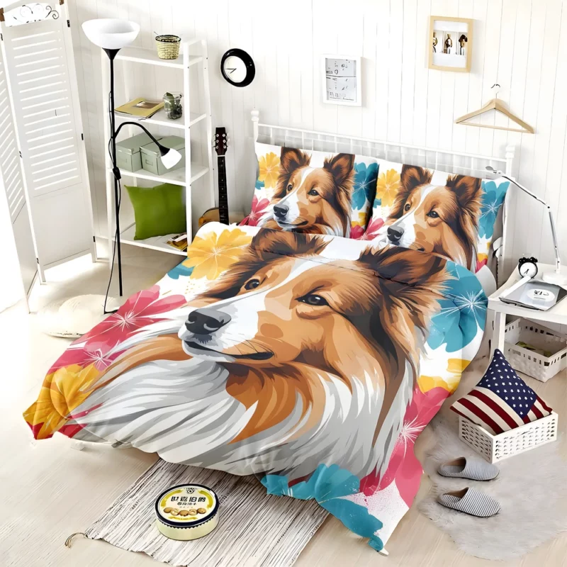 Shetland Sheepdog Smart and Graceful Bedding Set