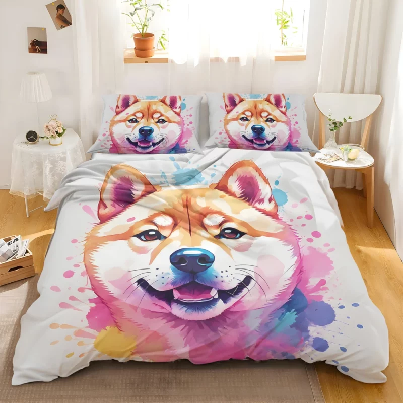 Shiba Inu Majesty Energetic Dog Bedding Set 2