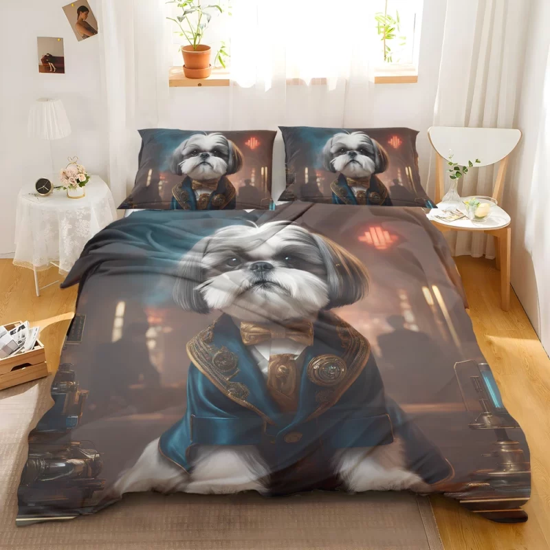 Shih Tzu Joy Playful Companion Bedding Set 2