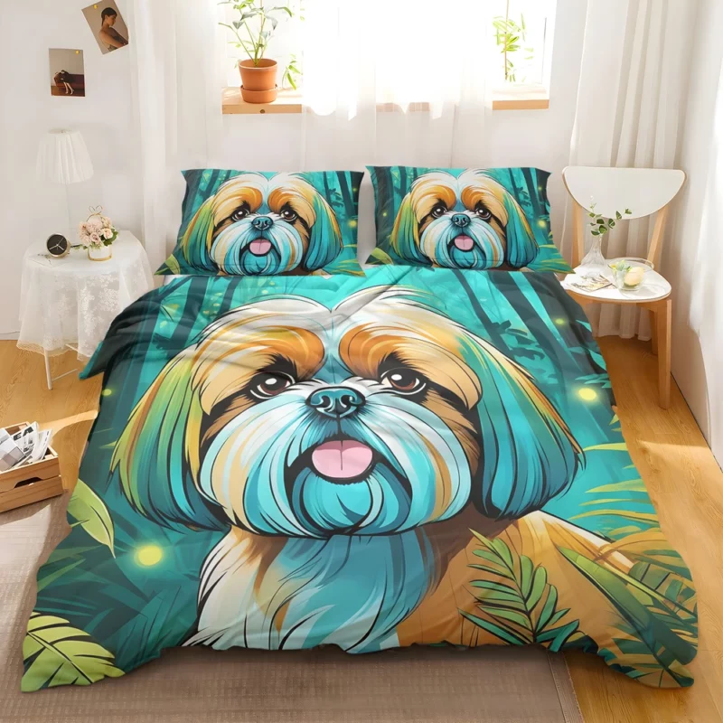 Shih Tzu Majesty Devoted Dog Bedding Set 2