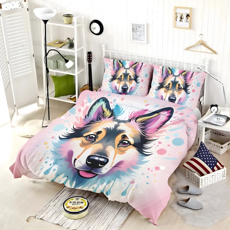 Shollie Collie Shepherd Charm Energetic Dog Bedding Set