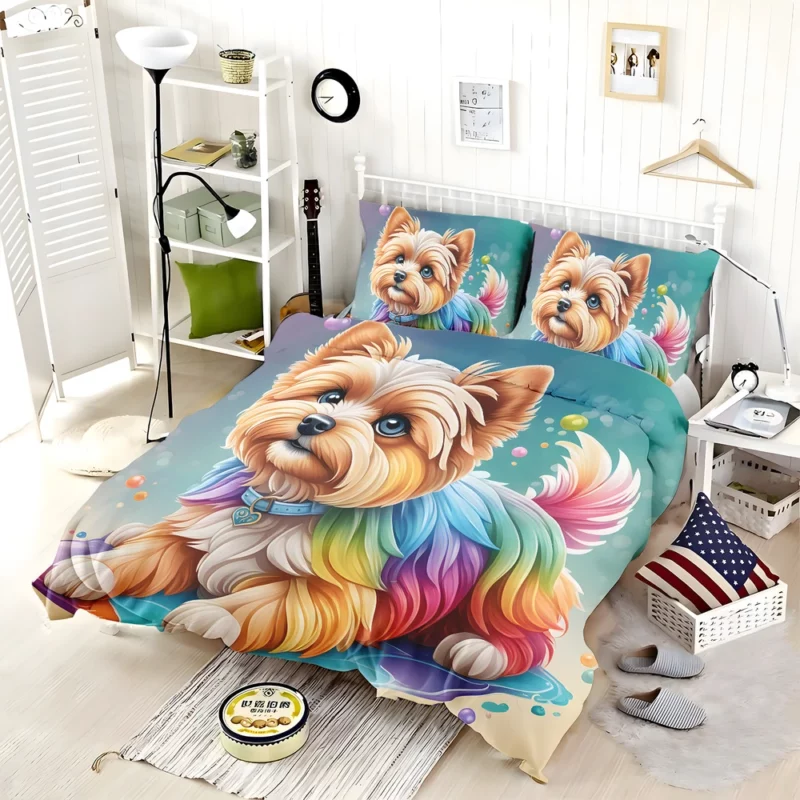 Silky Terrier Elegant Small Companion Bedding Set