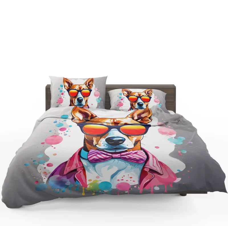 Sleek Azawakh Beauty Dog Elegance Bedding Set 1