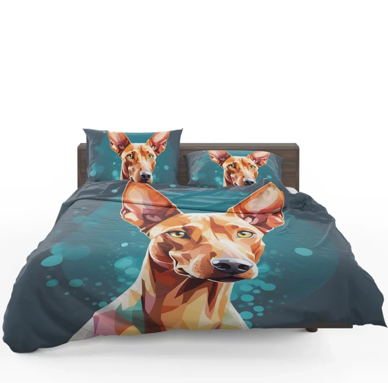 Sleek and Swift Pharaoh Hound Dog Bedding Set 1