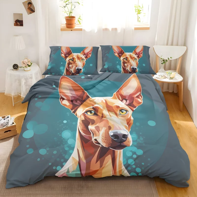 Sleek and Swift Pharaoh Hound Dog Bedding Set 2