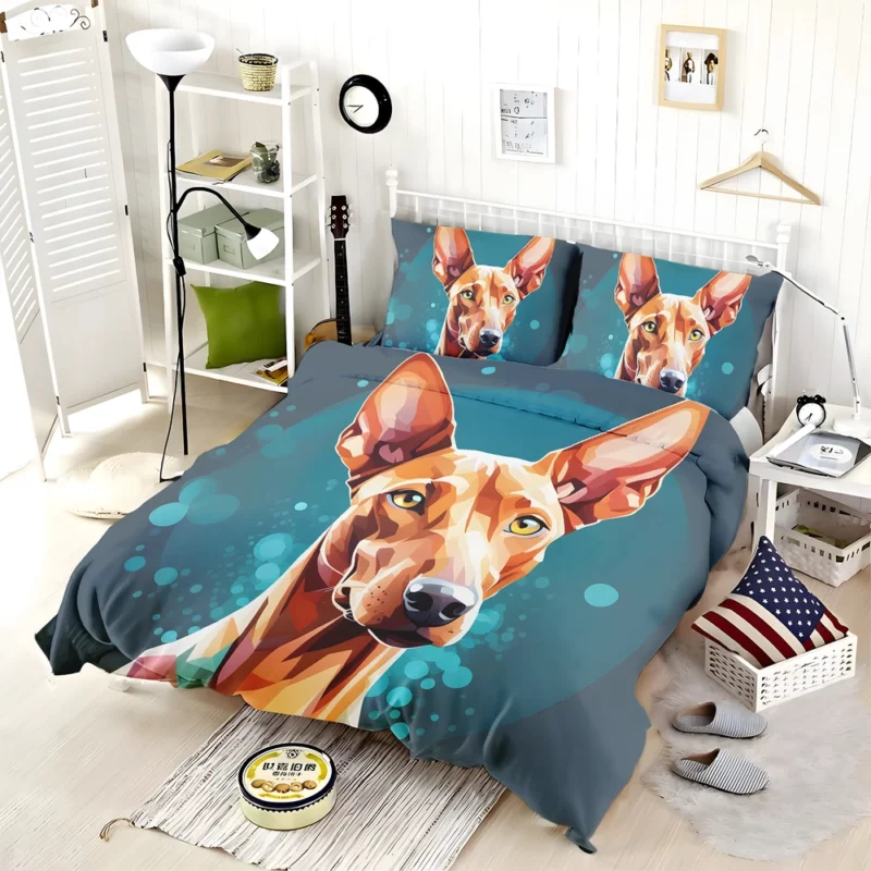 Sleek and Swift Pharaoh Hound Dog Bedding Set