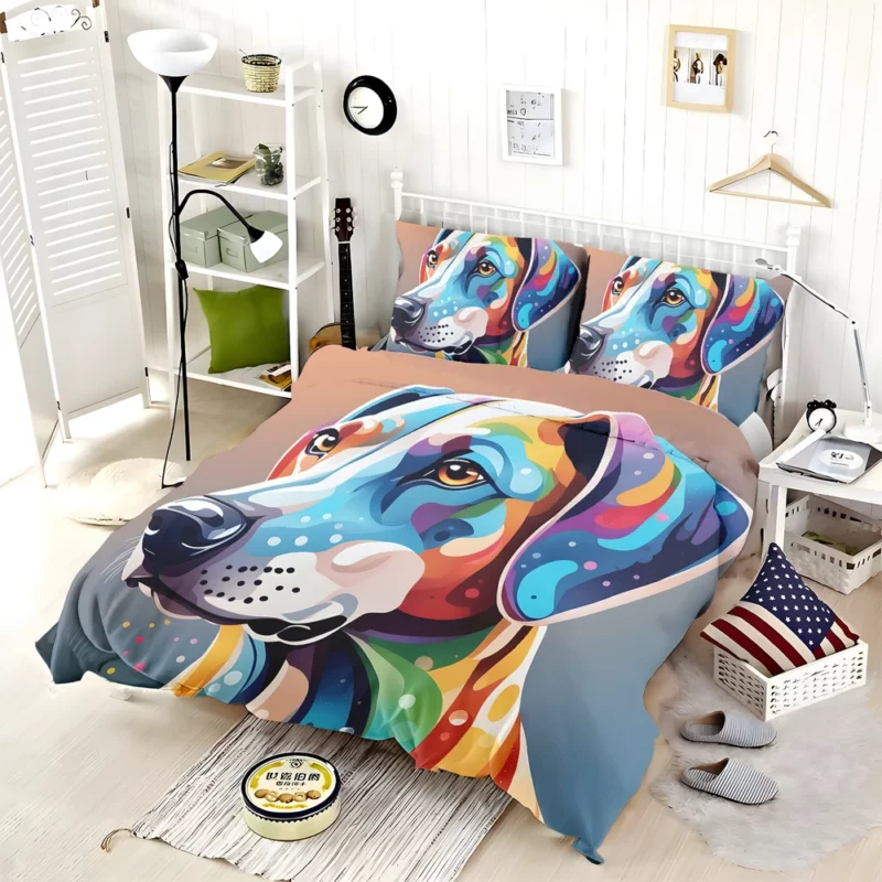 Sloughi Elegant Arabian Sighthound Dog Bedding Set