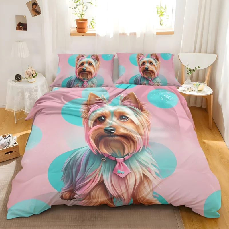 Smart and Loyal Silky Terrier Bedding Set 2