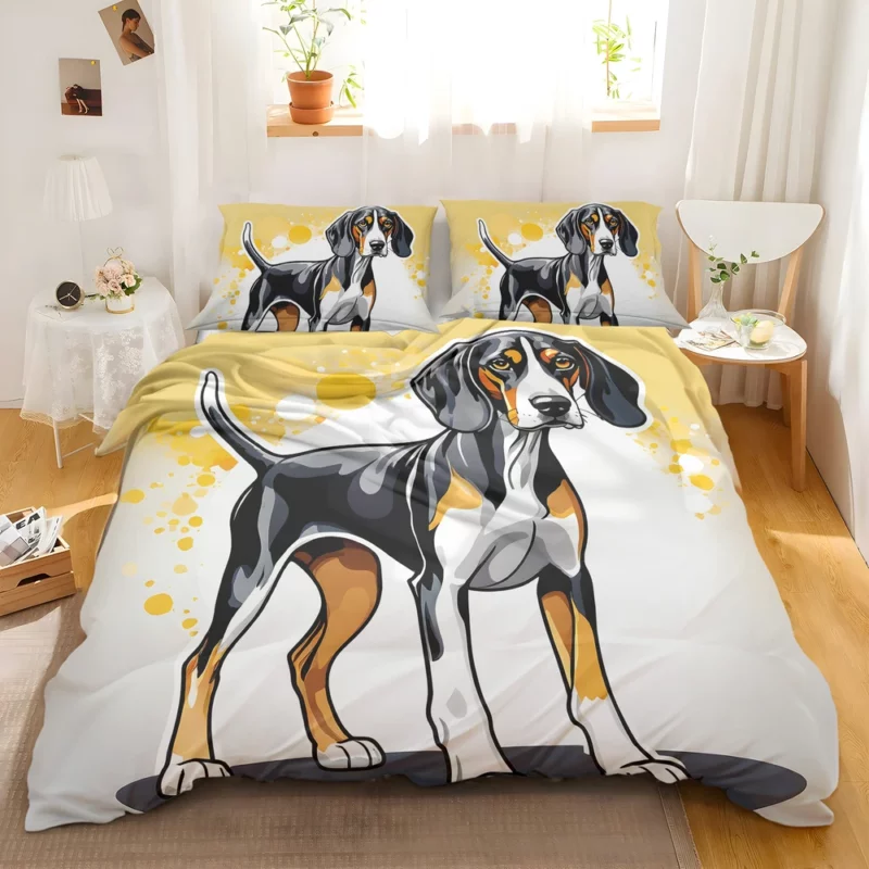 Smart and Loyal Walker Treeing Walker Coonhound Bedding Set 2