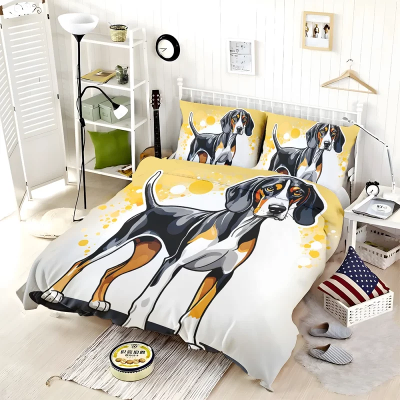 Smart and Loyal Walker Treeing Walker Coonhound Bedding Set