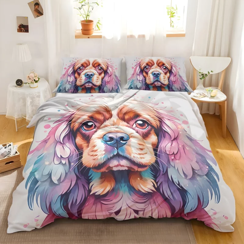 Spaniel Majesty Sussex Dog Bedding Set 2