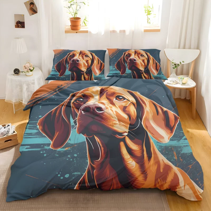 Sporting Joy Playful Vizsla Companion Bedding Set 2