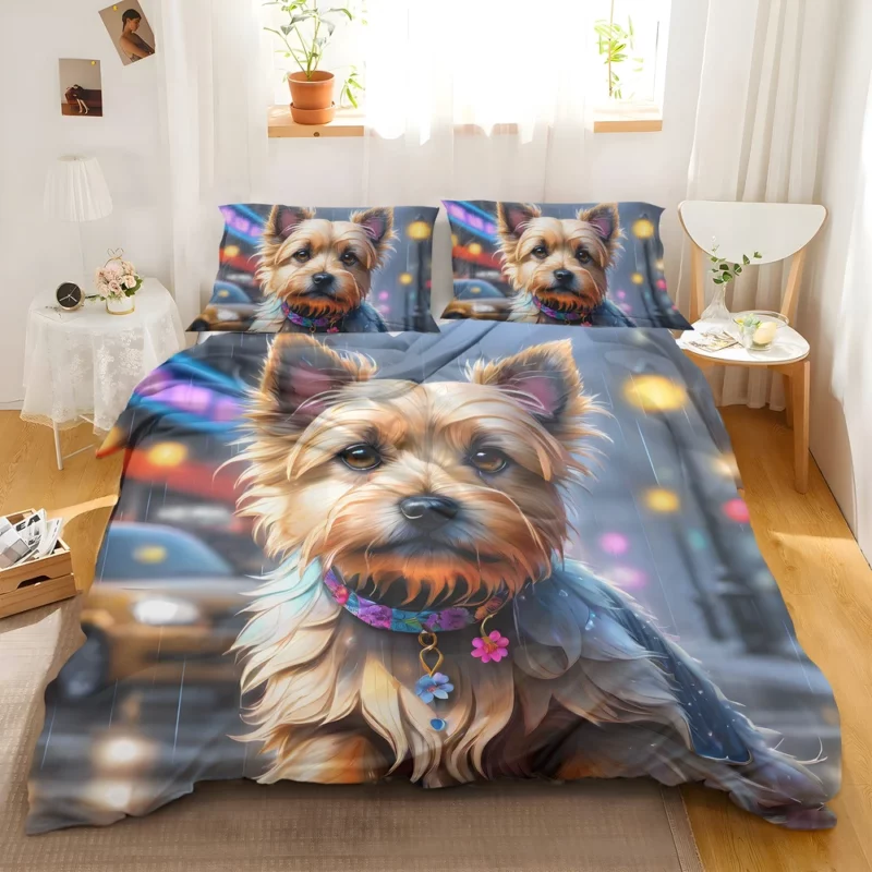 Sprightly Cairn Terrier Dog Joyful Spirit Bedding Set 2