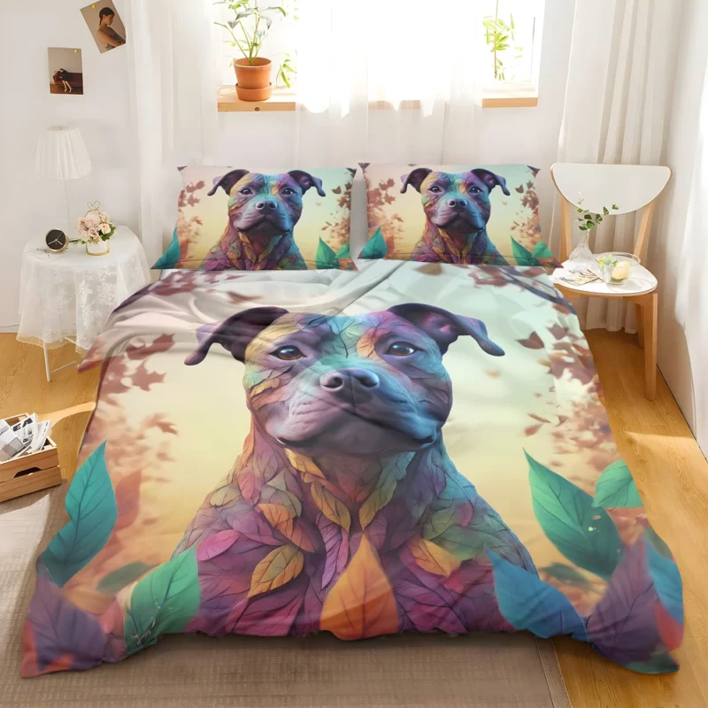 Staffordshire Bull Terrier Strong Companion Dog Bedding Set 2