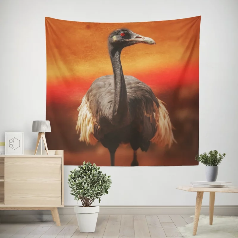 Sudan National Bird Wall Tapestry