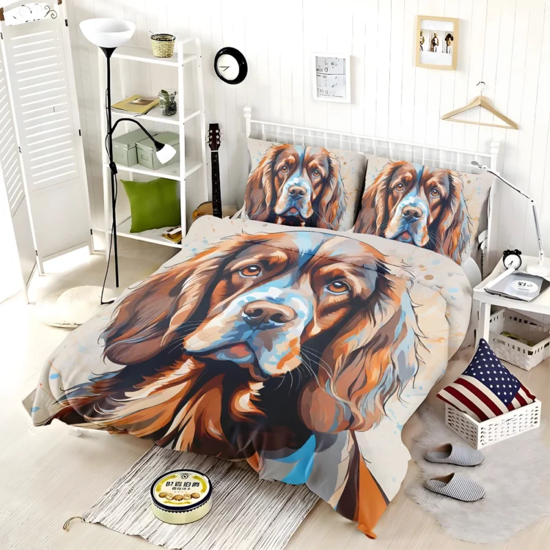 Sussex Spaniel Perfection Devoted Dog Bedding Set