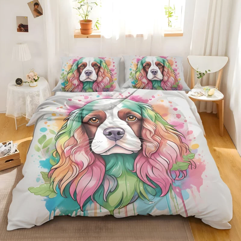 Sussex Spaniel Wonder Energetic Dog Breed Bedding Set 2