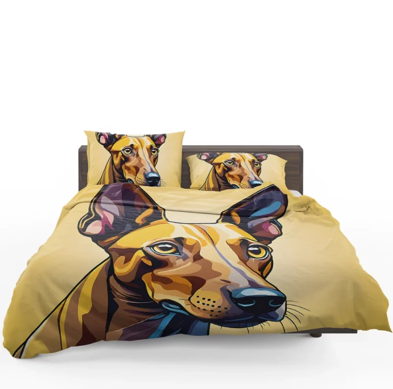 Swift and Loyal Pharaoh Hound Dog Bedding Set 1