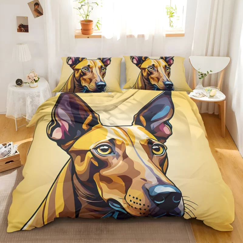 Swift and Loyal Pharaoh Hound Dog Bedding Set 2