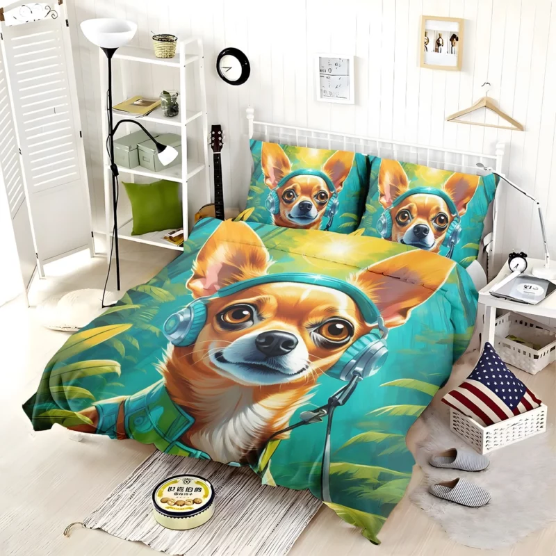 Teen Best Friend Chihuahua Dog Cuteness Bedding Set