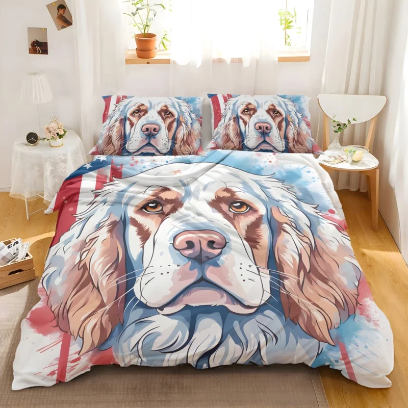 Teen Best Friend Clumber Spaniel Joy Bedding Set 2