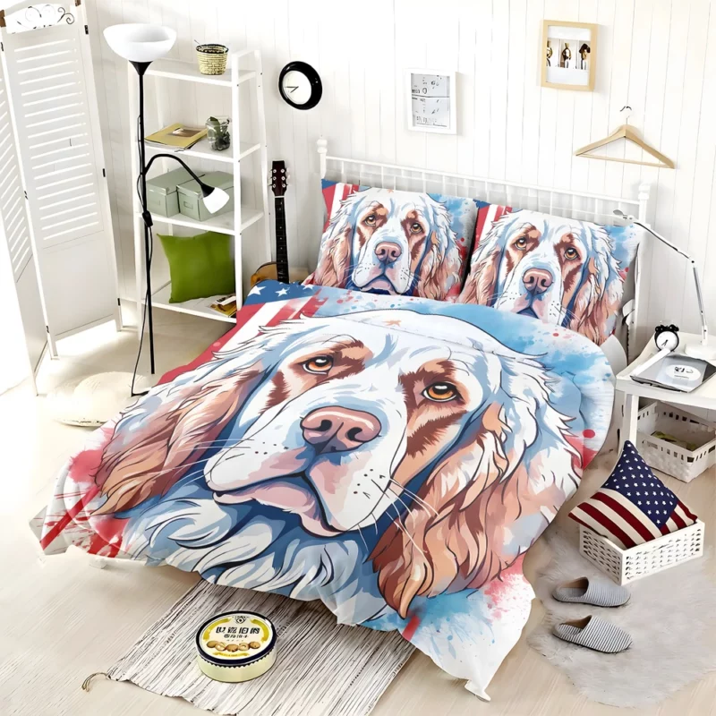 Teen Best Friend Clumber Spaniel Joy Bedding Set