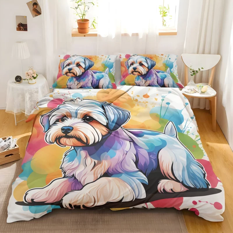 Teen Best Friend Dandie Dinmont Terrier Charm Bedding Set 2