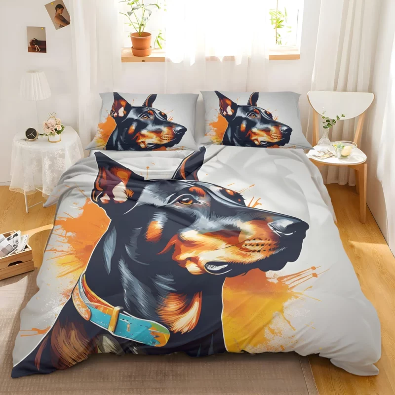 Teen Best Friend Doberman Pinscher Delight Bedding Set 2