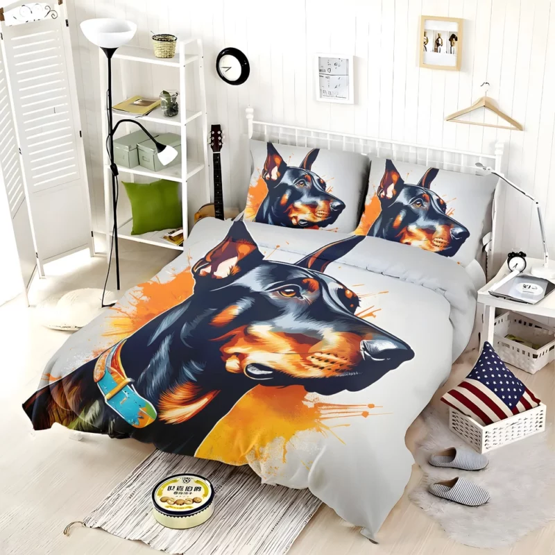 Teen Best Friend Doberman Pinscher Delight Bedding Set