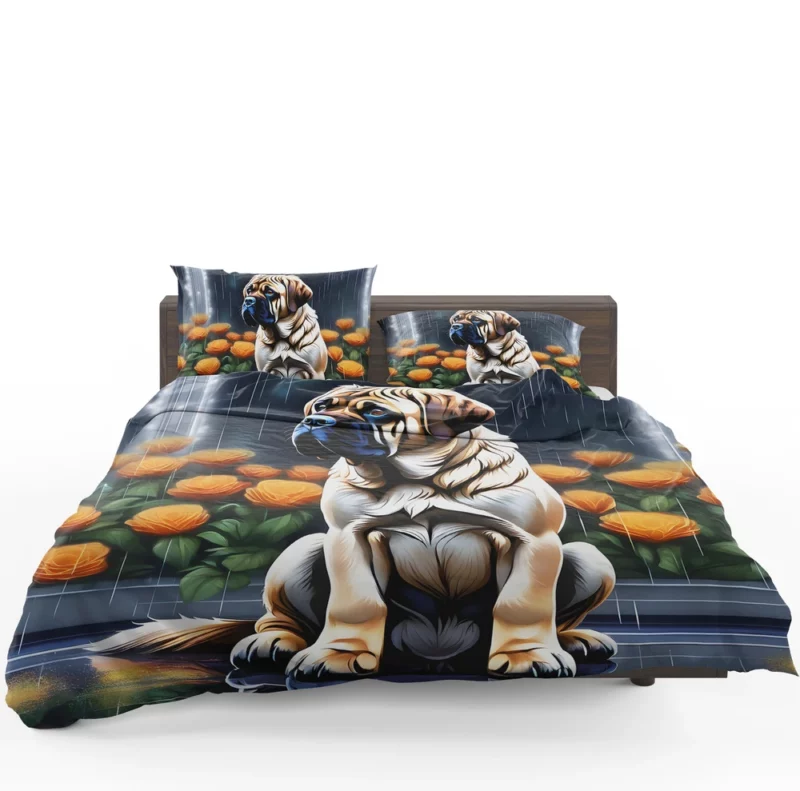 Teen Best Friend English Mastiff Delight Bedding Set 1