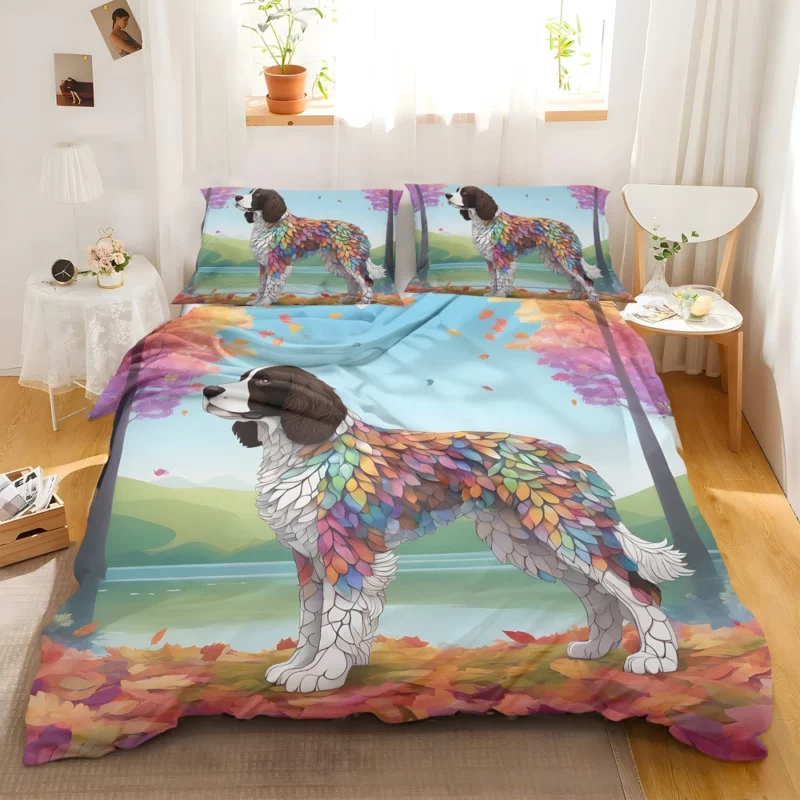 Teen Best Friend English Springer Spaniel Delight Bedding Set 2