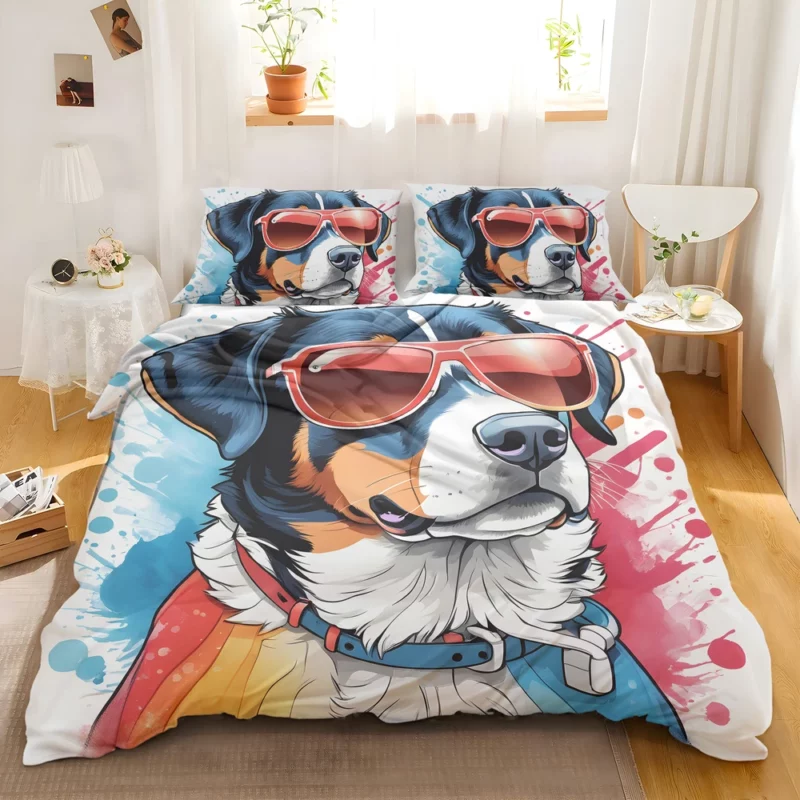 Teen Best Friend Entlebucher Mountain Dog Magic Bedding Set 2