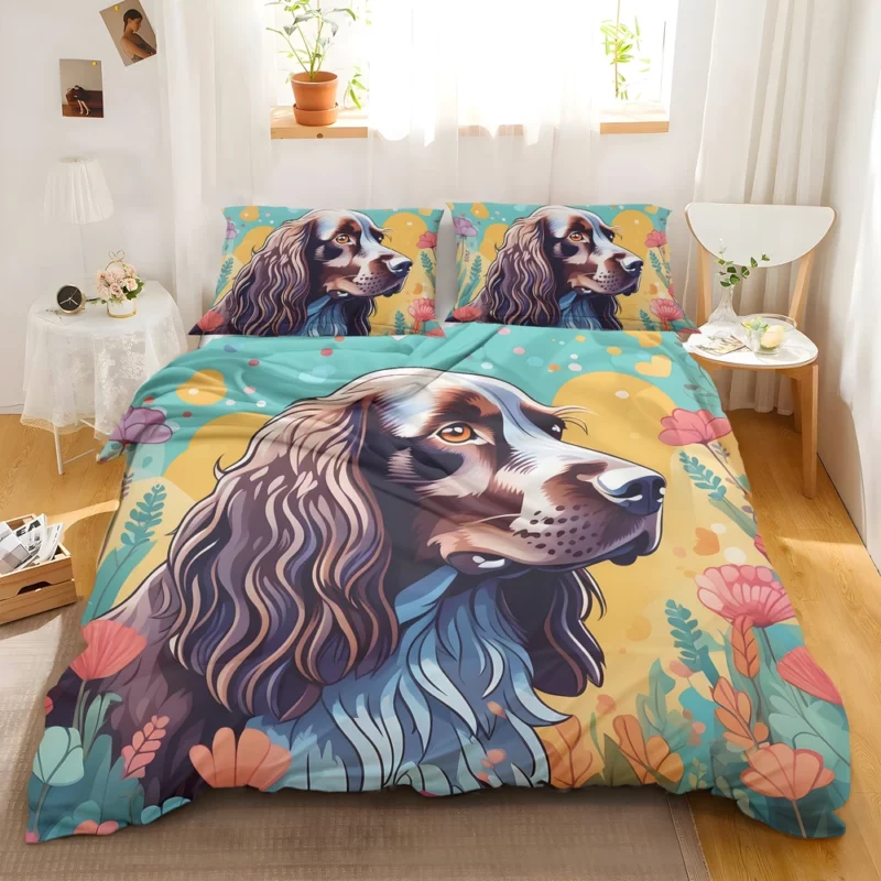 Teen Best Friend Field Spaniel Dog Delight Bedding Set 2