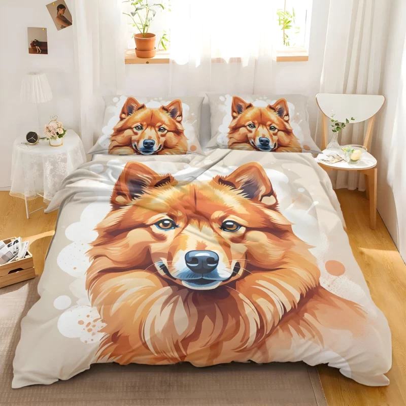 Teen Best Friend Finnish Spitz Dog Magic Bedding Set 2