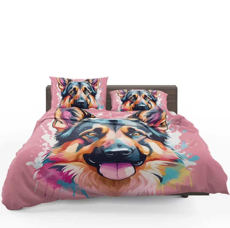 Teen Best Friend German Shepherd Dog Magic Bedding Set 1