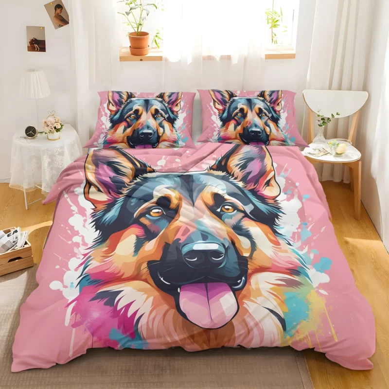 Teen Best Friend German Shepherd Dog Magic Bedding Set 2