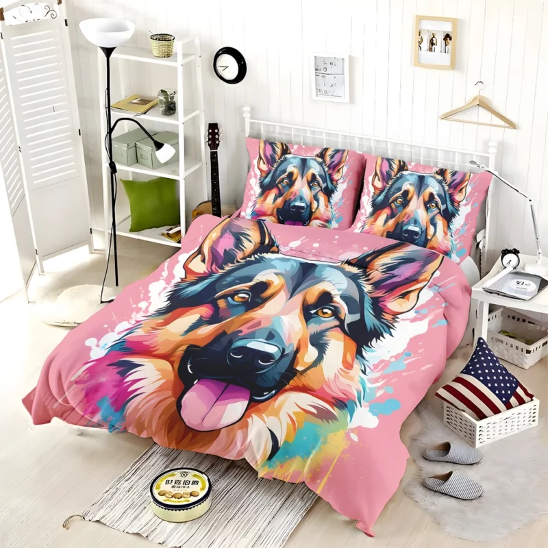 Teen Best Friend German Shepherd Dog Magic Bedding Set