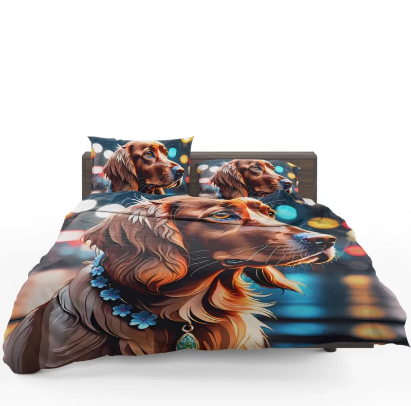 Teen Best Friend Irish Setter Joy Bedding Set 1