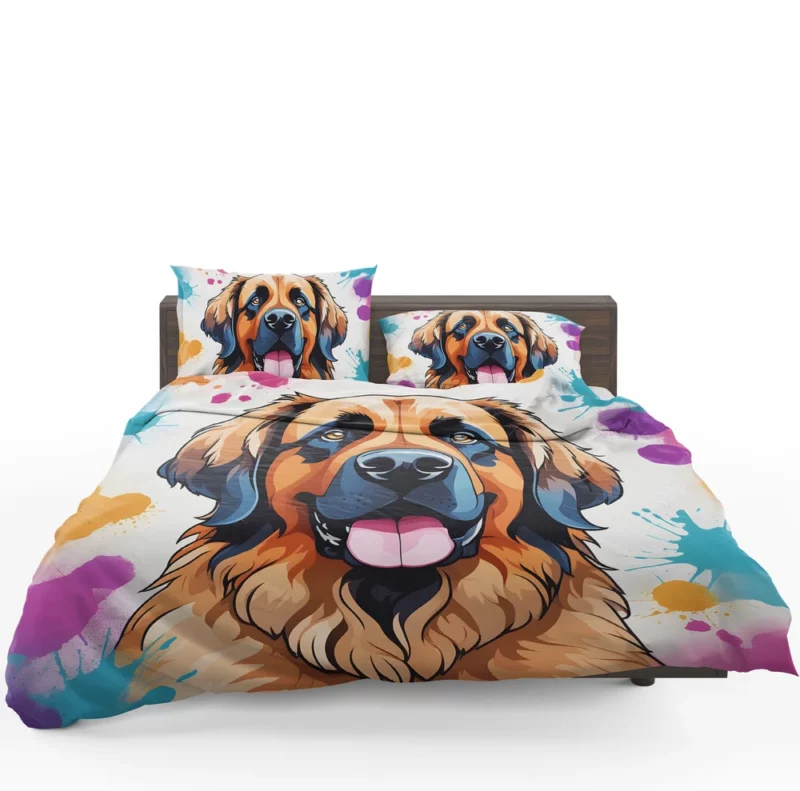 Teen Best Friend Leonberger Joy Bedding Set 1